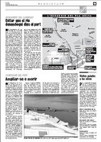Noticia publicada en el diario AVUI sobre el estado de las obras del Plan Delta (12 de Febrero de 2004) - página 2